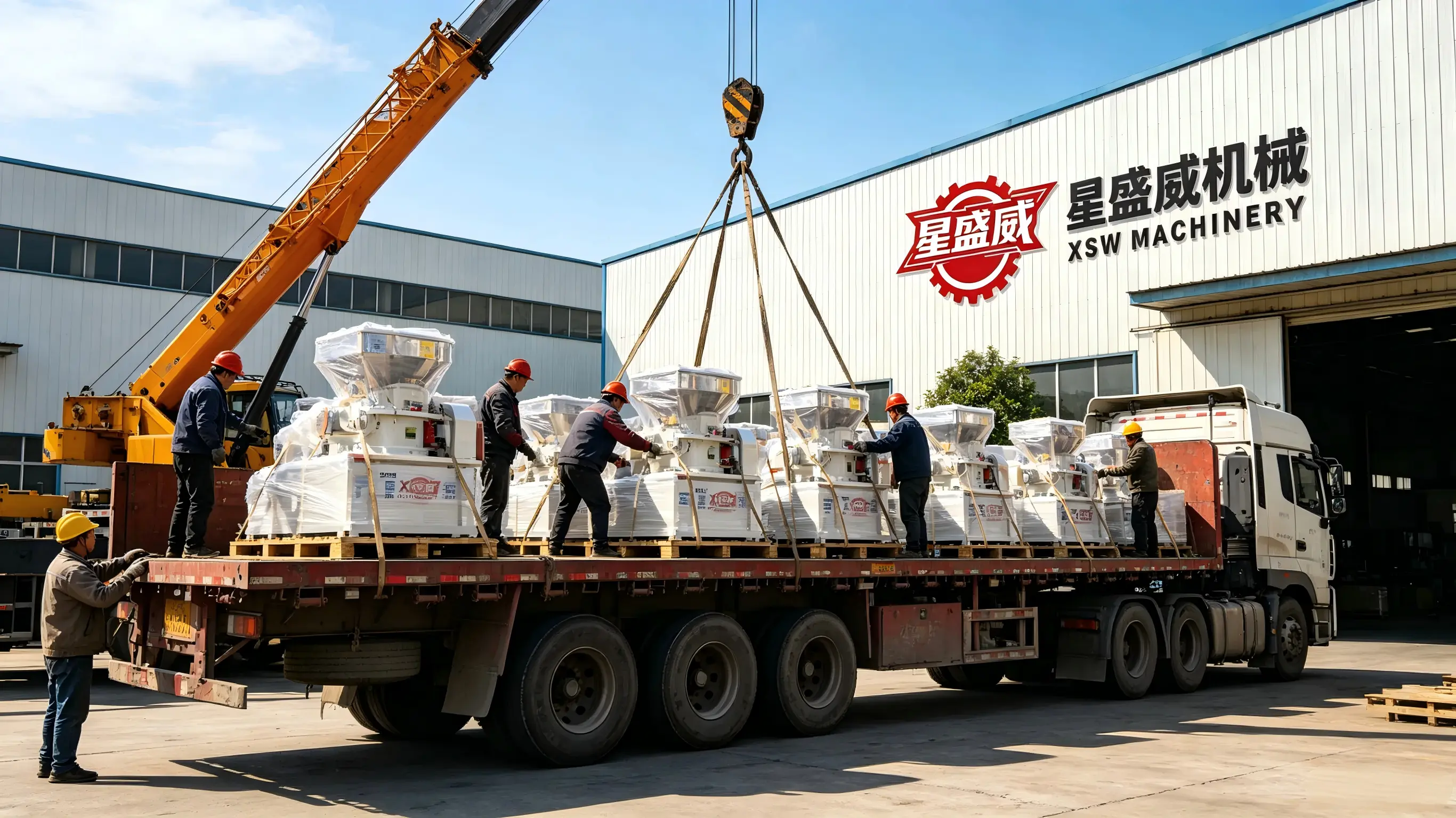 Consegna centralizzata degli ordini! Più di dieci set di polverizzatori ultrafini di Xingshengwei Machinery sono stati completamente assemblati e spediti sfusi al parco industriale di riciclaggio delle polveri su larga scala nel sud-ovest della Cina