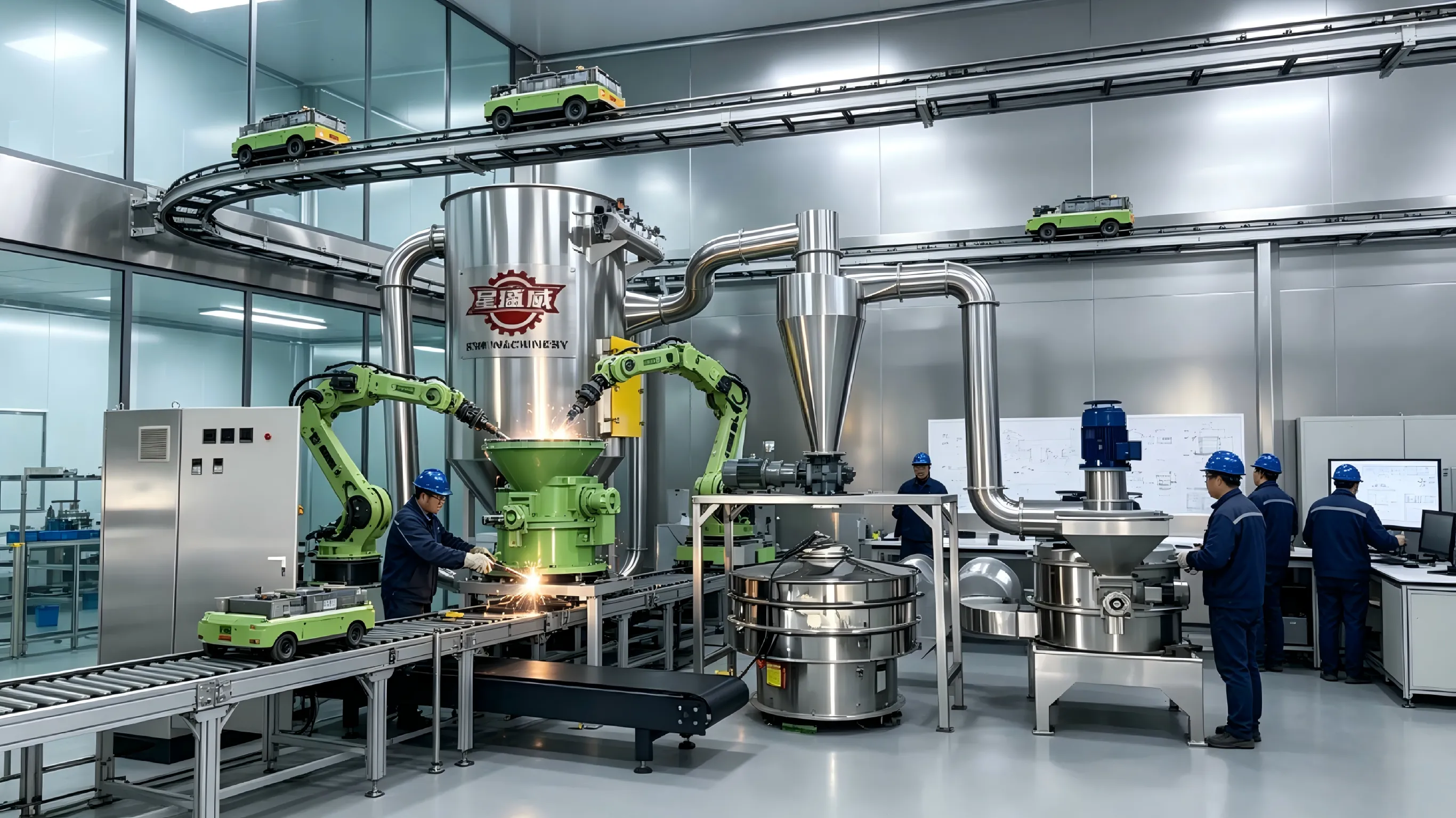 Xingshengwei ha completato la trasformazione intelligente dell'officina, aumentando del 40% la capacità produttiva dei frantoi ultrafini a risparmio energetico